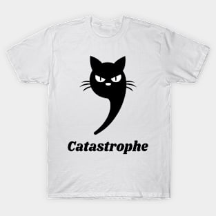 Funny Grammar Cat Pun T-Shirt